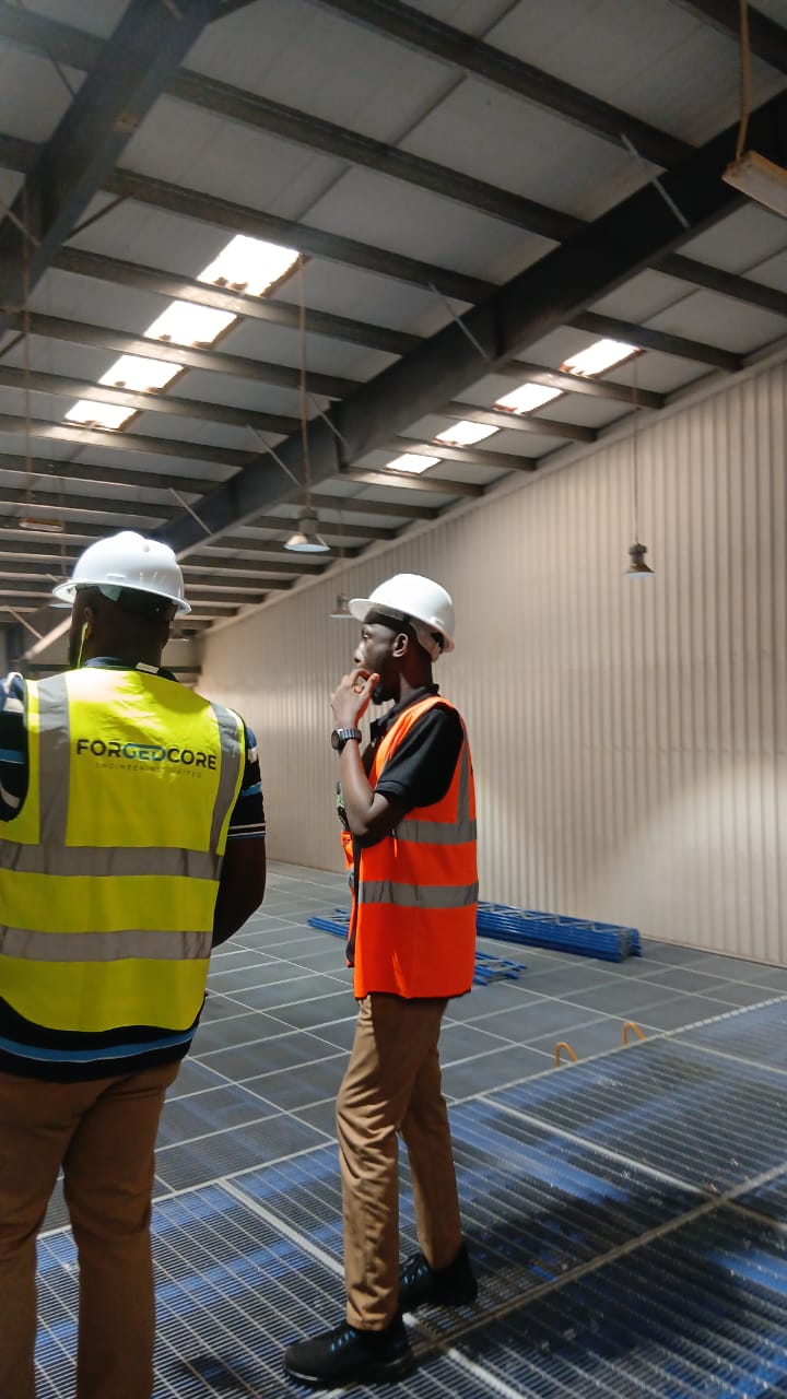 Forgedcore team coordinating work on an industrial site