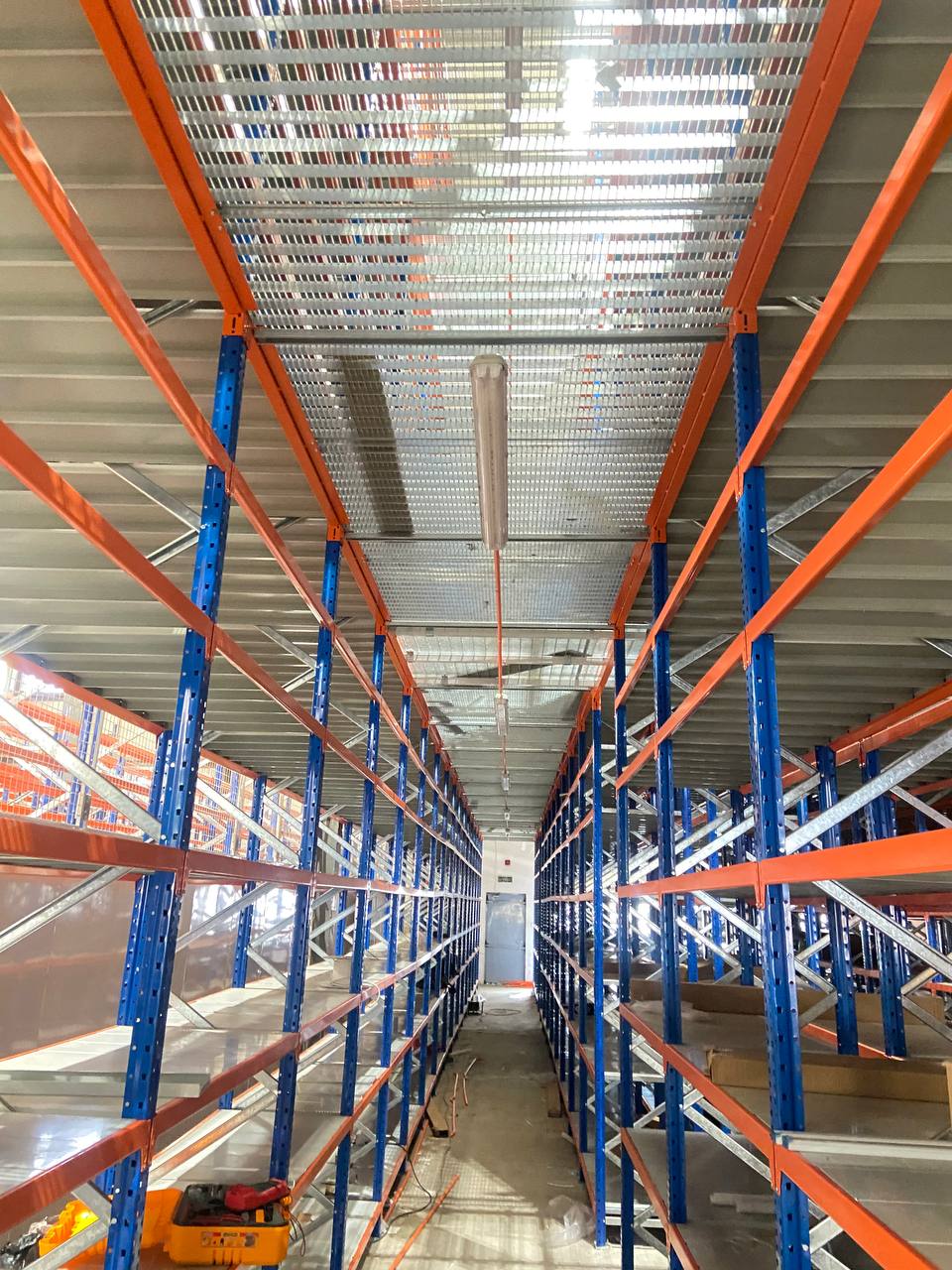 Illumination Works for Industrial Racking