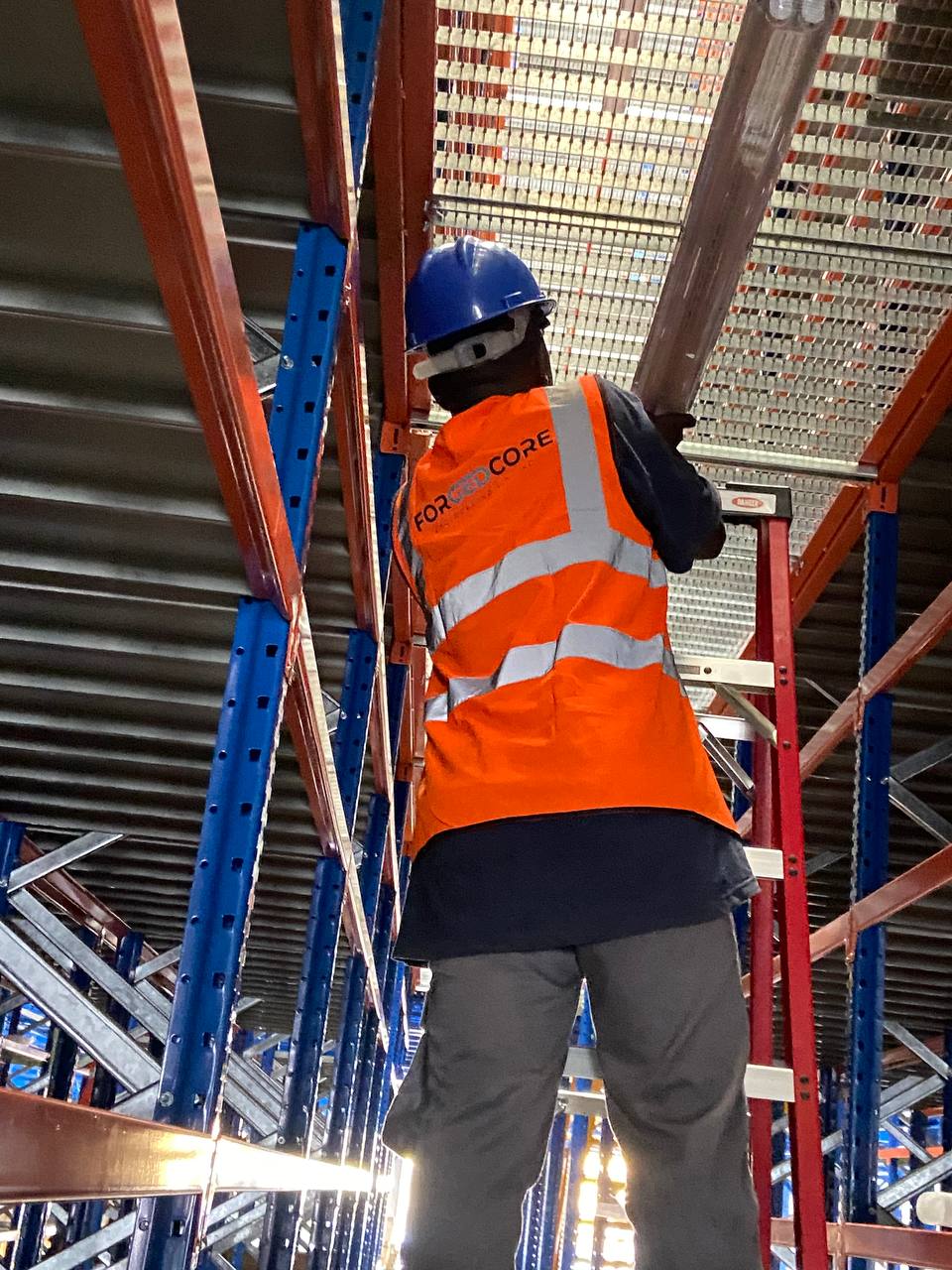Detailed lighting fixture installation