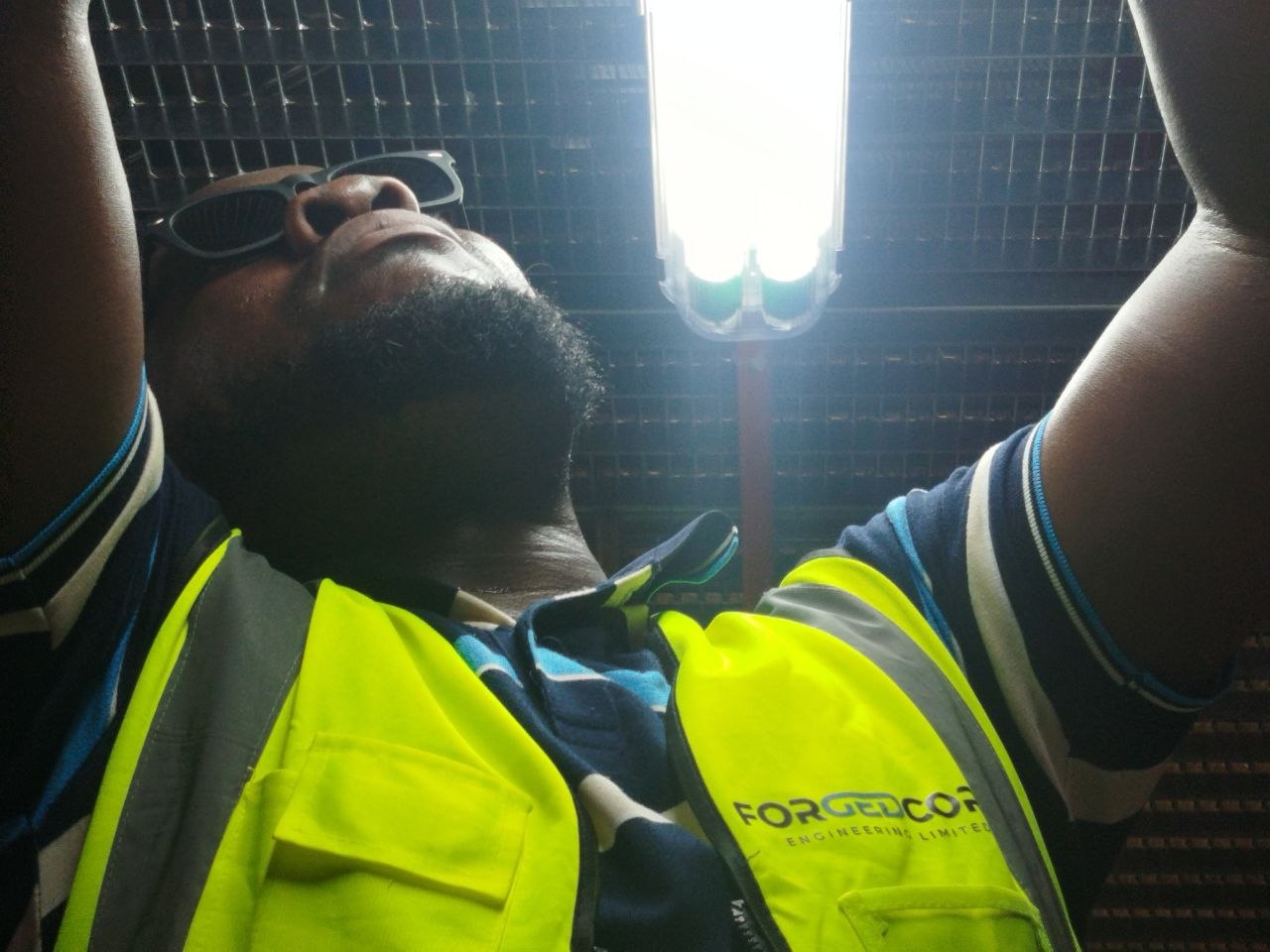 Illumination Works for Industrial Racking