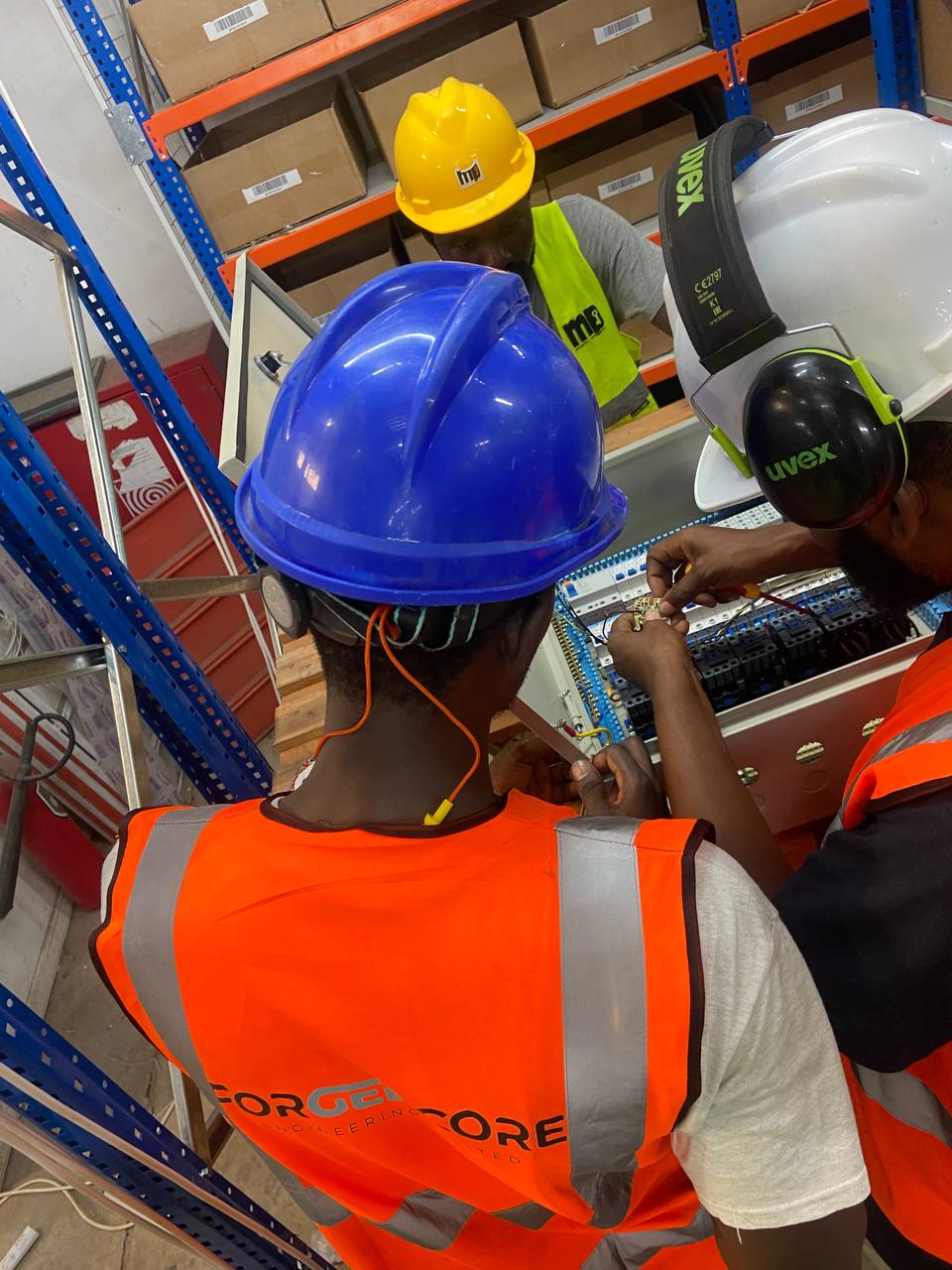 Lighting panel and automation wiring
