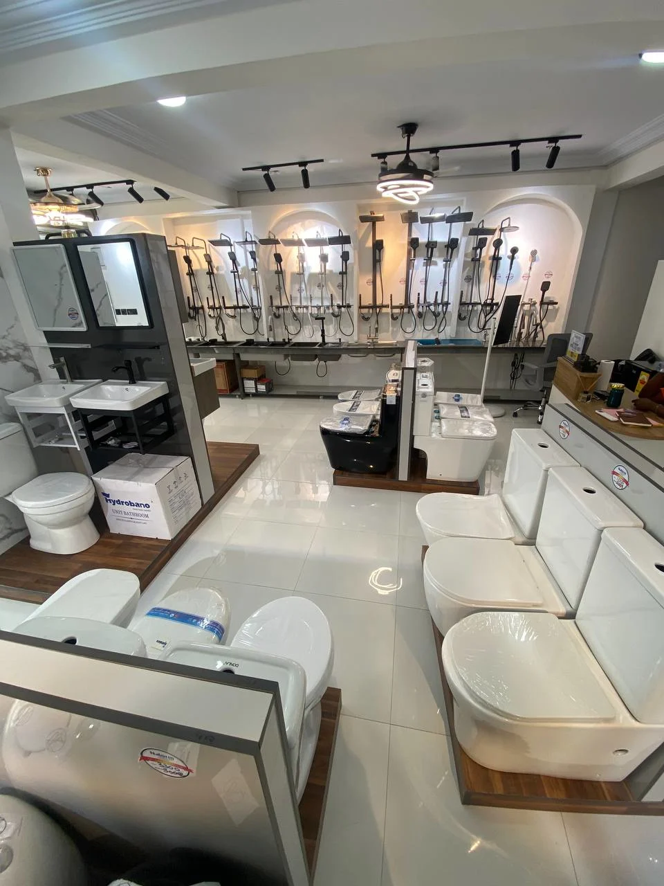 Showroom — Interior view — built implementation