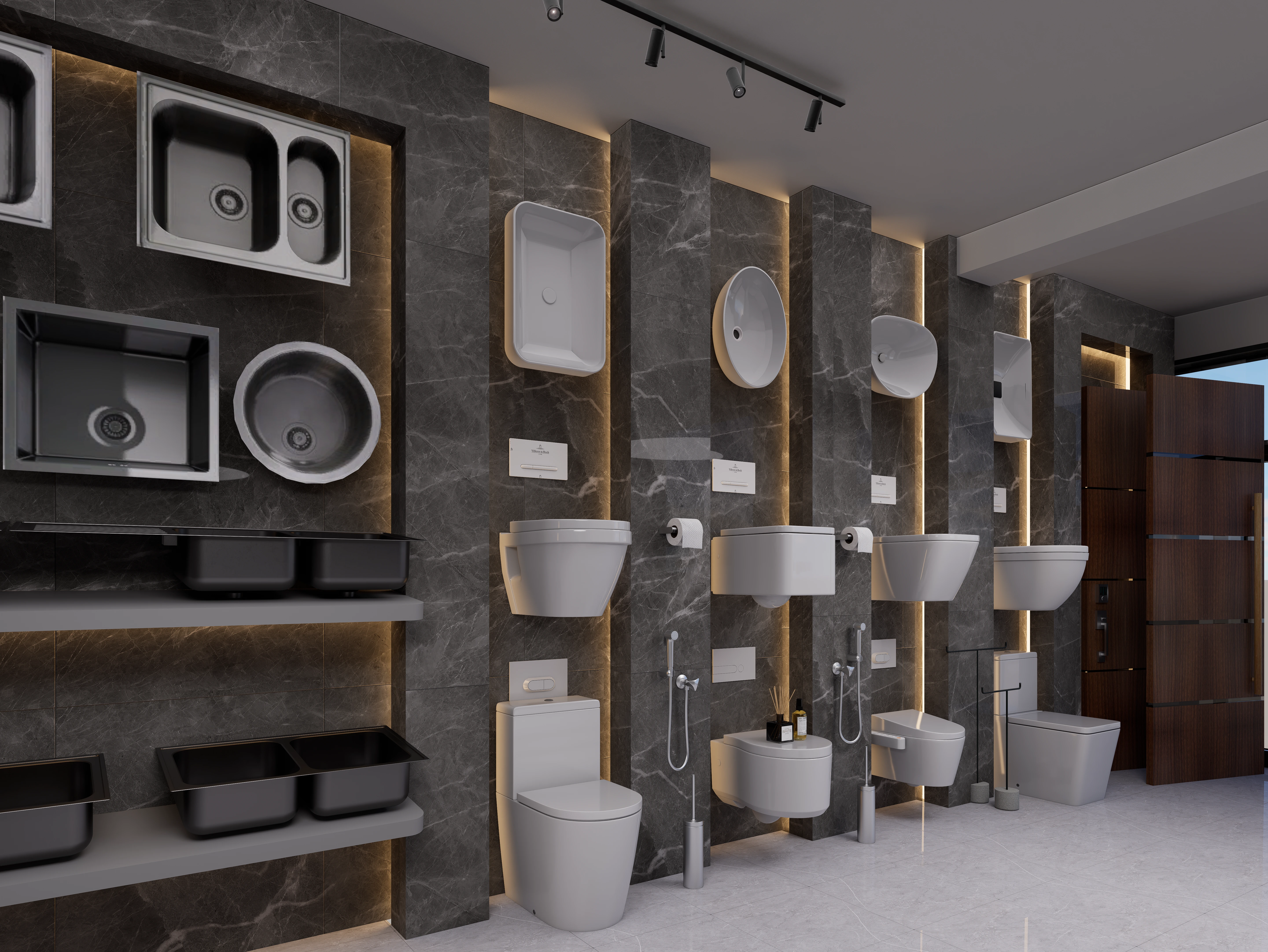 Showroom — Exterior facade — design visualization