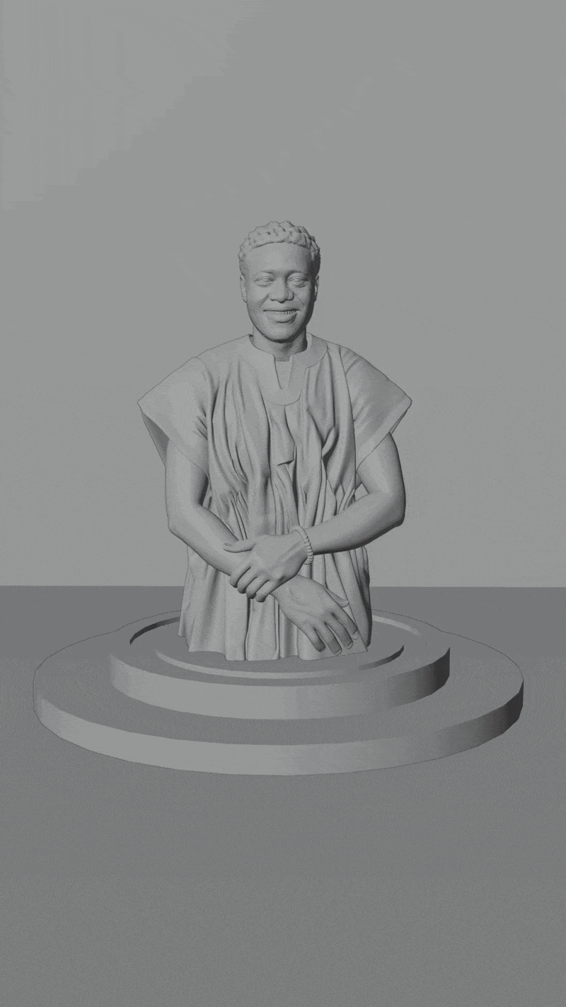 3D Sculpture Concept Visualization